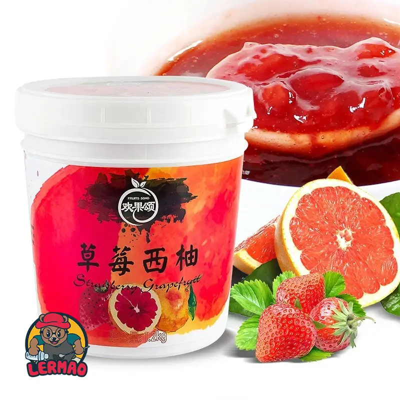 Mứt cam đào dâu tây mới lạ