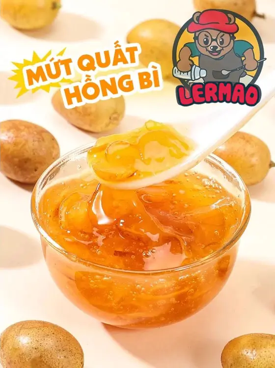 Mứt hồng bì độc đáo