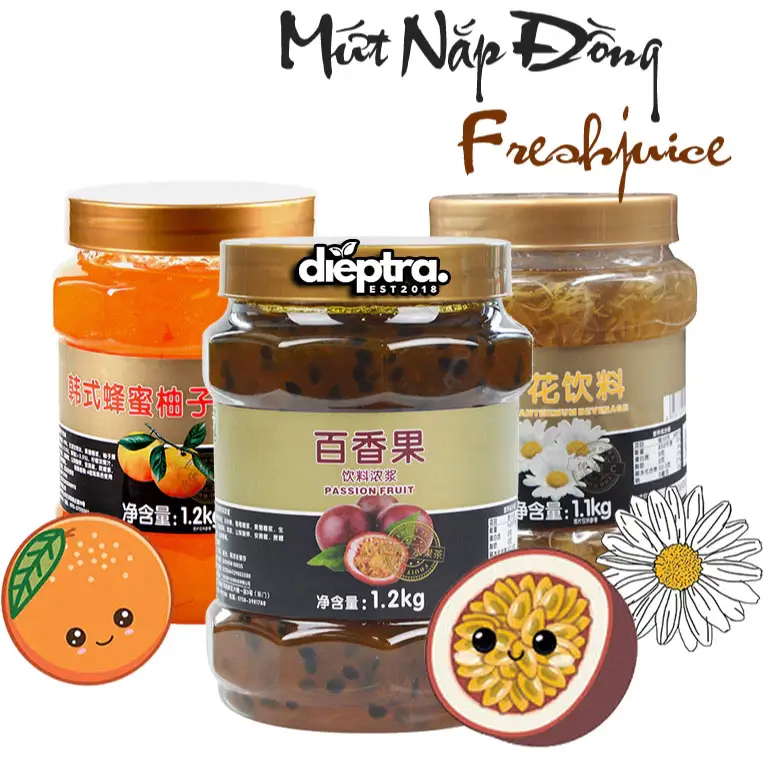 Chọn các loại mứt pha chế tiết kiệm
