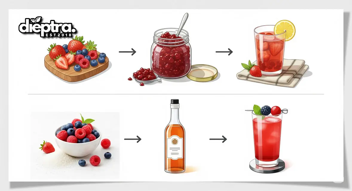Ưu điểm, nhược điểm mứt trái cây và syrup