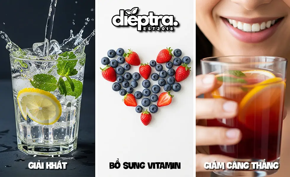 Lợi ích khi uống trà trái cây tươi