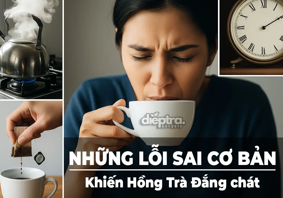 Những lỗi sai cơ bản khi ủ hồng trà