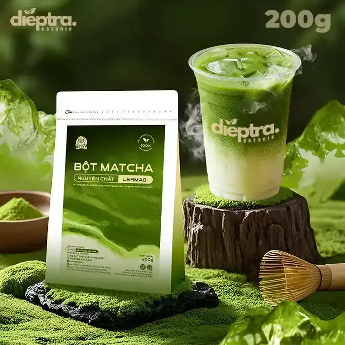 Bột Matcha Pha Chế LerMao Nguyên Chất | Túi 200gr