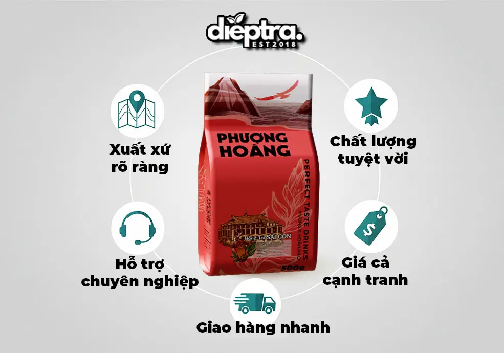 Địa chỉ bán Hồng Trà Sài Gòn tham khảo