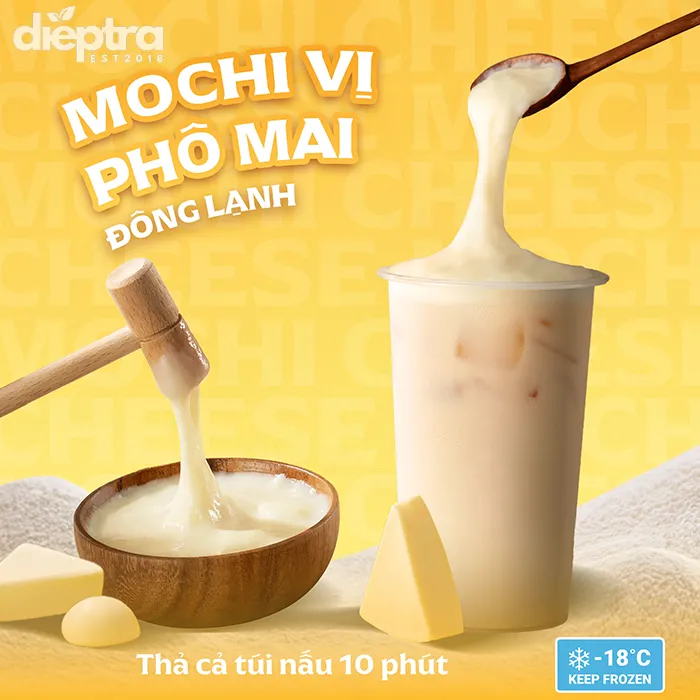 Mochi Vị Phô Mai - Mochi Cheese | Đông Lạnh