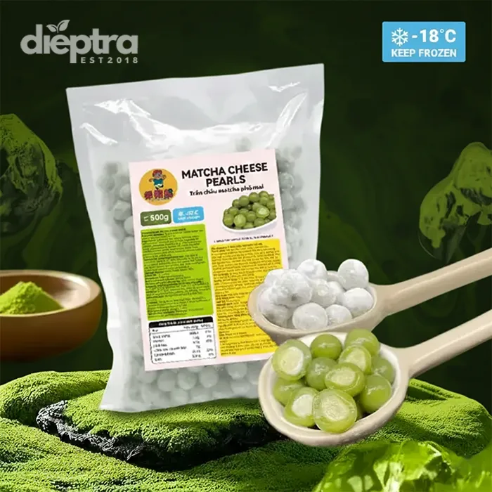 Trân Châu Matcha Phô Mai | Đông Lạnh