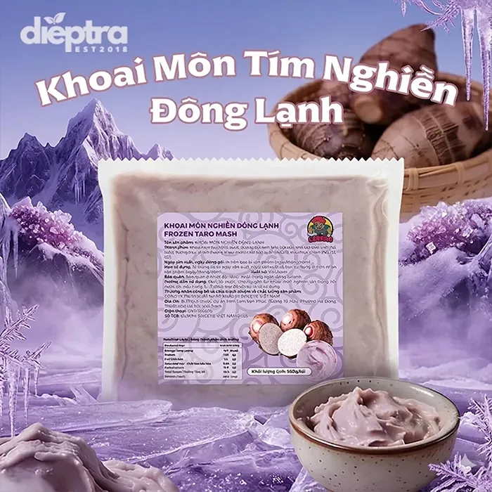 Khoai Môn Tím Nghiền Lermao | Đông Lạnh