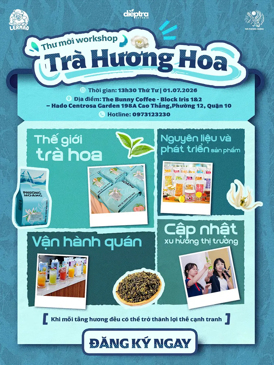 Thông tin và đăng ký ws trà hoa tháng 7