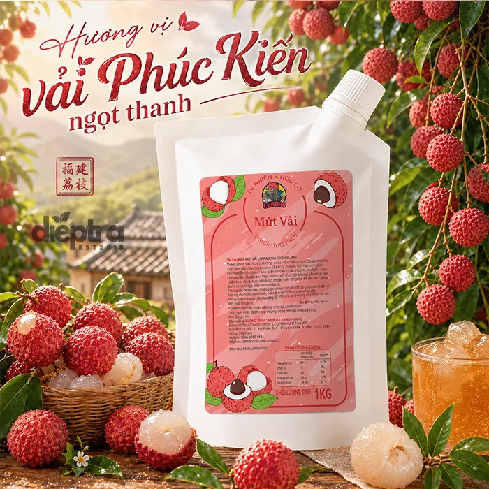 Hương vị vải Phúc Kiến