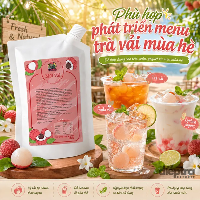 Phù hợp phát triển menu mùa hè