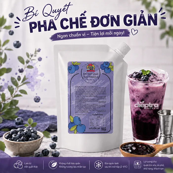 Sốt việt quất bí quyết pha chế đơn giản