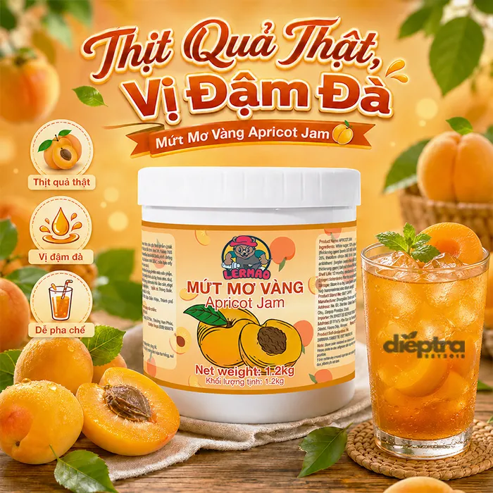 Vì sao mứt mơ vàng được nhiều quán lựa chọn