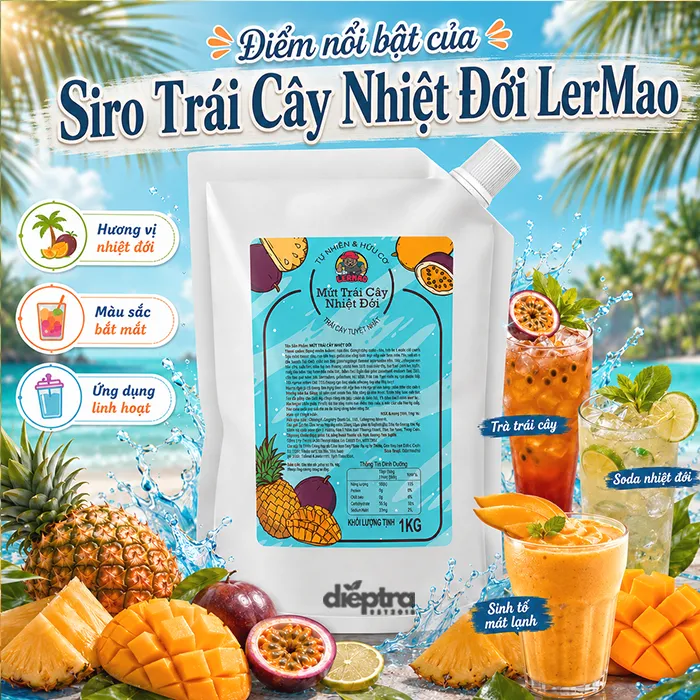  Điểm nổi bật của Siro Trái Cây Nhiệt Đới LerMao