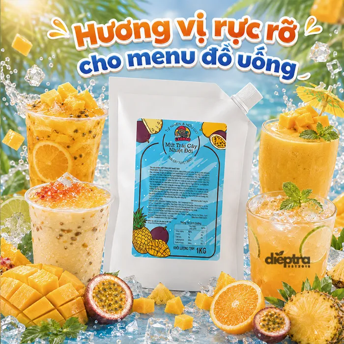  Vì sao nên chọn Siro Trái Cây Nhiệt Đới LerMao