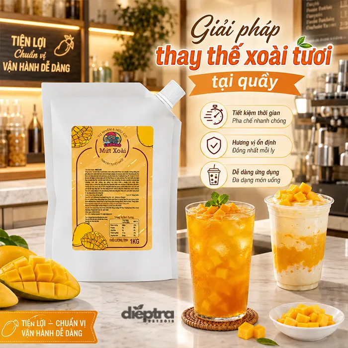 Giải pháp thay thế xoài tươi LerMao tại quầy