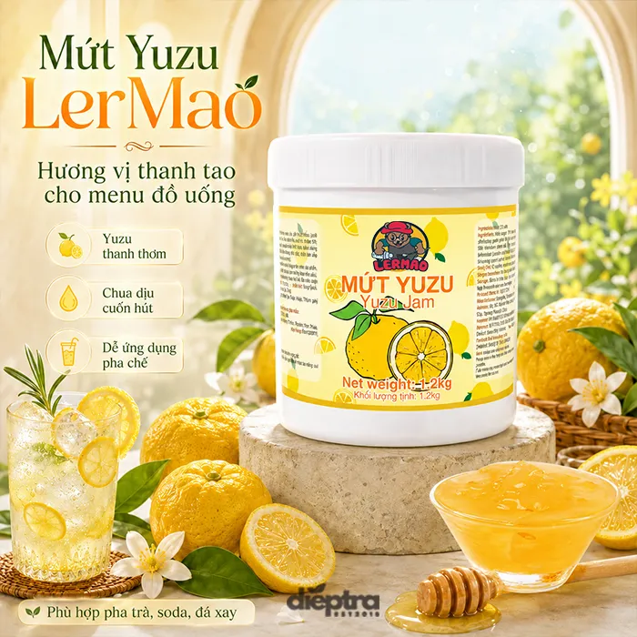 Sốt yuzu pha chế soda lựa chọn phù hợp cho mùa hè