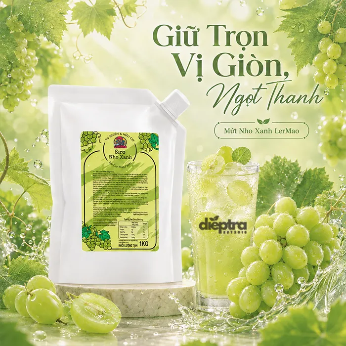 Giữ trọn vị nho xanh LerMao