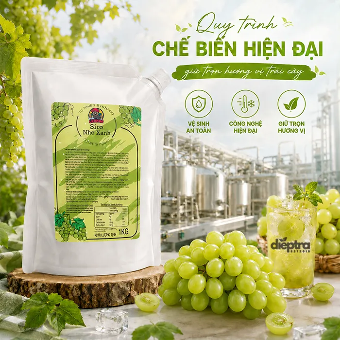 Giải pháp tiện lợi mứt nho xanh LerMao