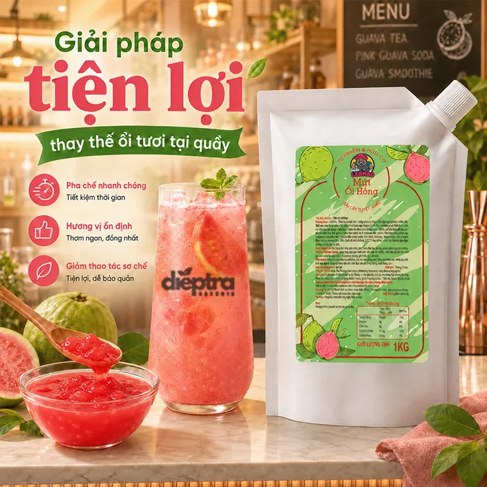 Giải pháp tiện lợi thay thế ổi LerMao tươi tại quầy